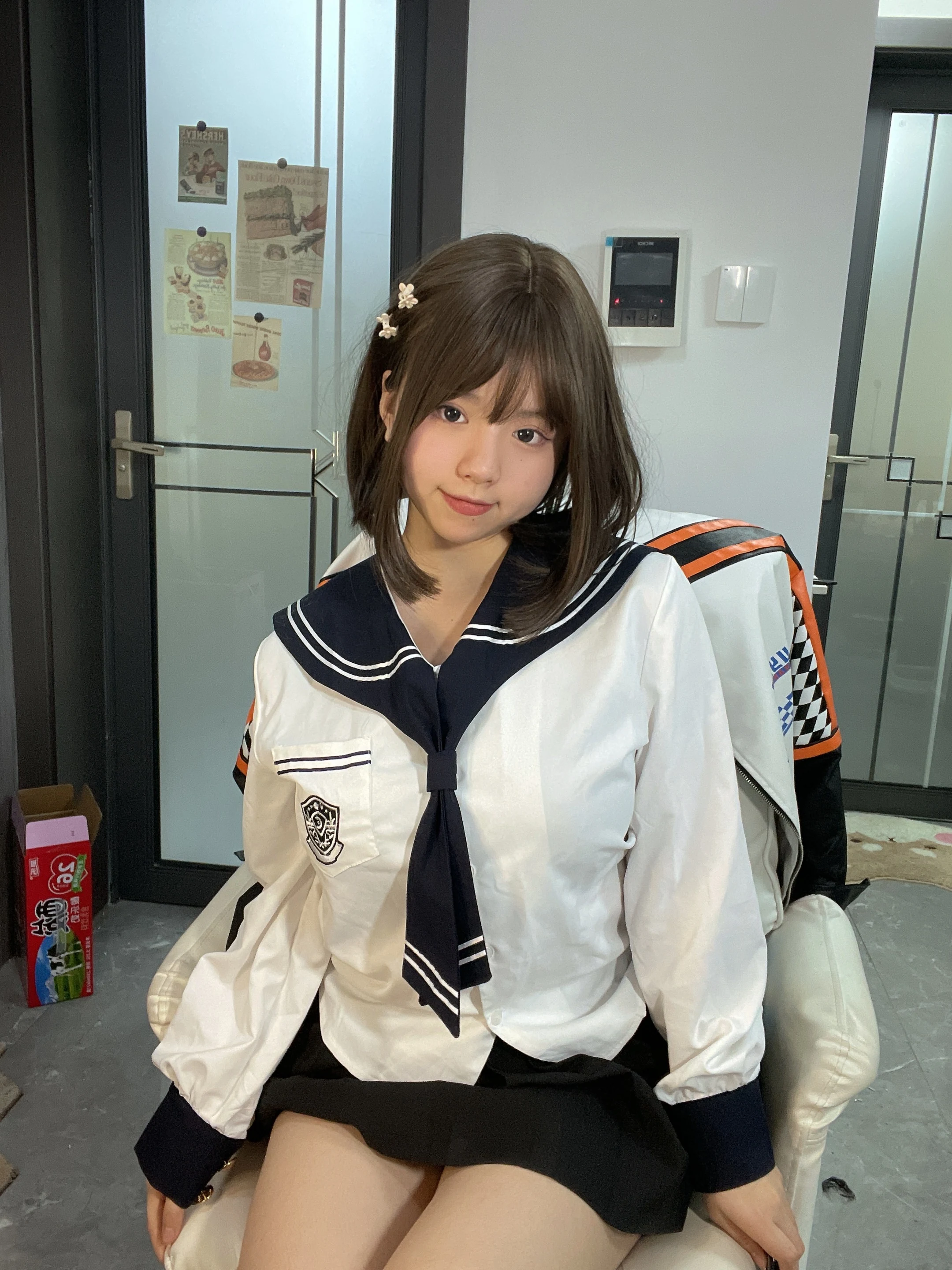 葱油饼er – jk女高 15P